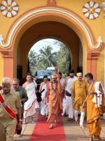 HH Swamiji's visit to Shri Mahalakshmi Temple, Goa